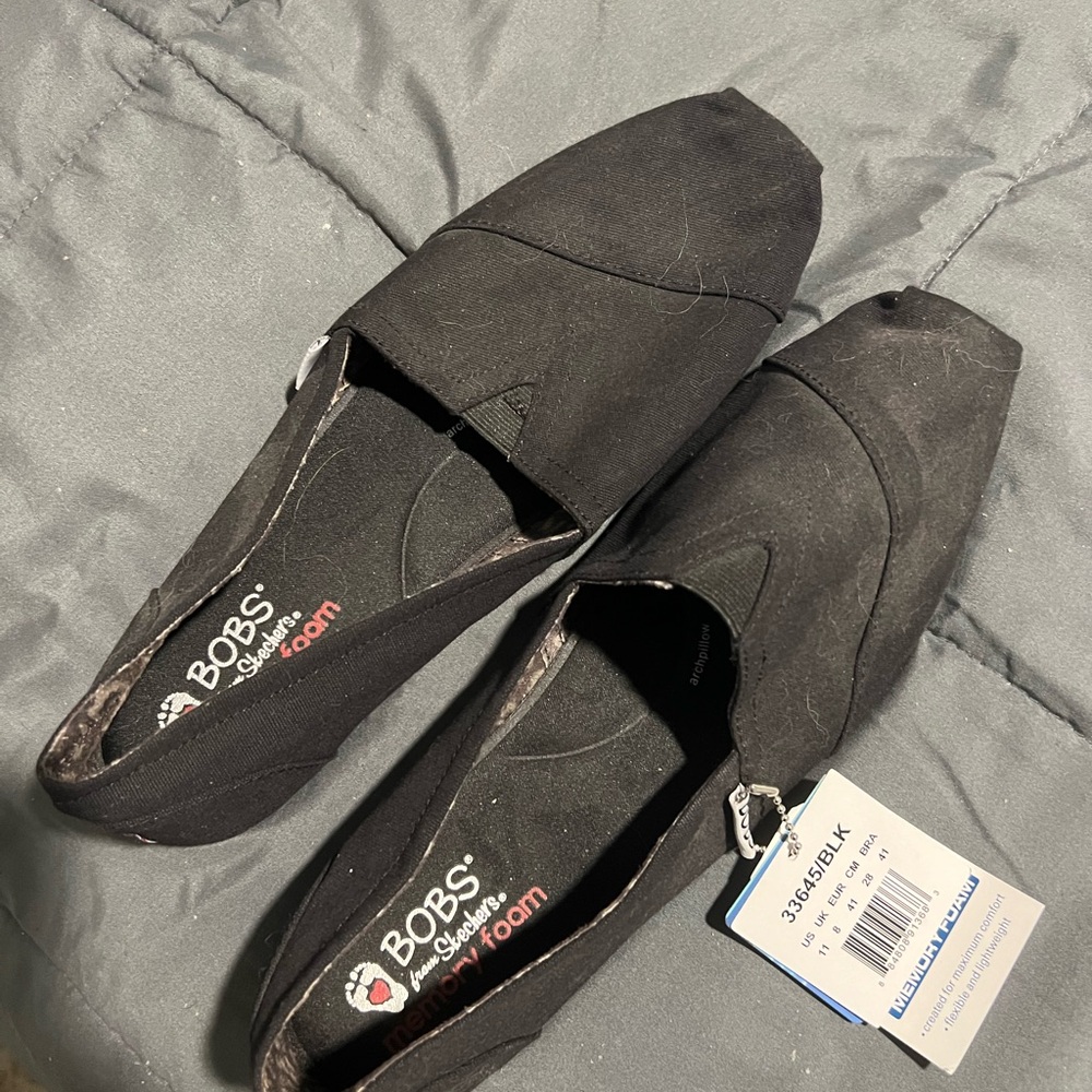 Bobs by Sketchers size 11 black
